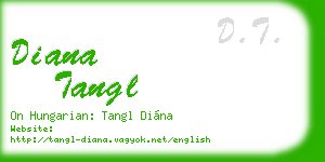 diana tangl business card